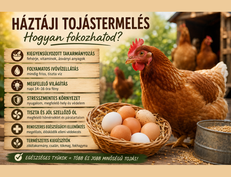 Hogyan fokozható a háztáji tojástermelés? – Gyakorlati útmutató kezdőknek és haladóknak