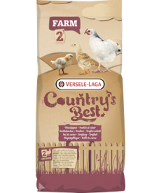 Country's Best FARM 2 morzsa nevelő baromfitáp -11. naptól - vágásig -  kokcidisztatikummal - 20kg