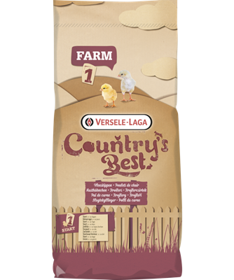 Versele Laga Country's Best FARM 1 crumble indító morzsa az első 10 napra kokcidisztatikummal 20 kg