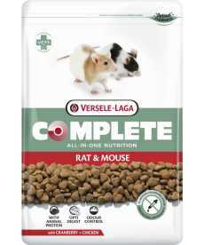 Versele-Laga Complete Rat & Mouse - Teljesértékű extrudált eleség patkányok és egerek  részére (500g)