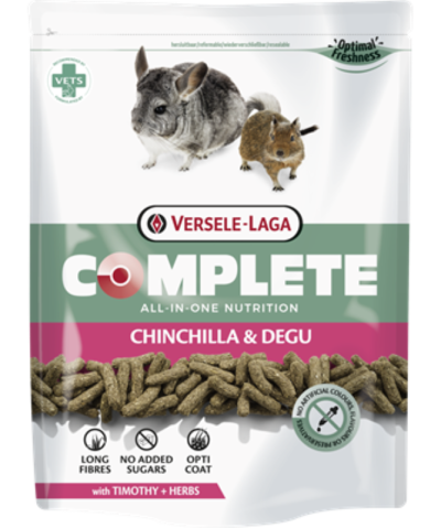 Versele-Laga Complete Chinchilla & Degu - Teljesértékű extrudált eleség csincsillák és deguk részére (1,75kg)