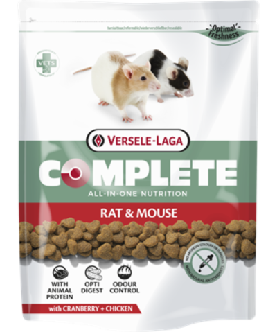 Versele-Laga Complete Rat & Mouse - Teljesértékű extrudált eleség patkányok és egerek  részére (2kg)