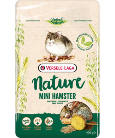 Versele-Laga Nature Mini Hamster - Teljesértékű eledel törpe hörcsögök számára (400g)