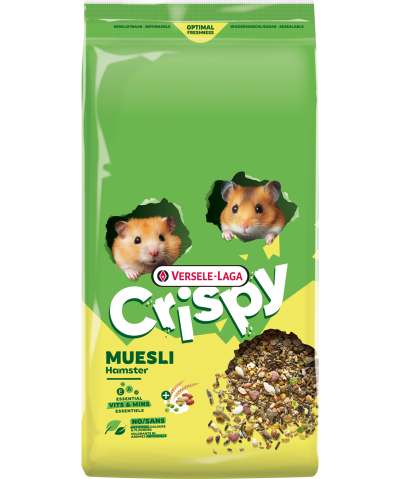 Versele-Laga Crispy Muesli Hamster & Co - Müzli eleség hörcsögök,egerek,patkányok és futóegerek részére (2,5 kg)
