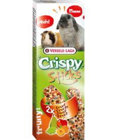 Versele-Laga Crispy Sticks Rabbits,Guinea Pig Dupla rúd (gyümölcs) - kiegészítő eleség nyulak és tengerimalacok részére (110g)