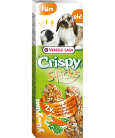 Versele-Laga Crispy Sticks Rabbits, Guinea Pigs Dupla rúd (répa,petrezselyem) - kiegészítő eleség nyulak és tengerimalacok részére (110g)