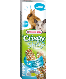 Versele-Laga Crispy Sticks Rabbits, Chinchilla Dupla rúd kiegészítő  eleség nyulak és csincsillák részére (140g)