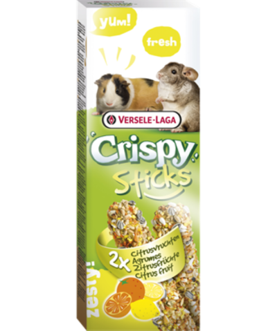 Versele-Laga Crispy Sticks tengerimalacok és csincsillák részére Citrus Fruit 2db 110g