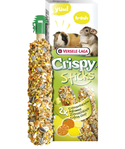 Versele-Laga Crispy Sticks tengerimalacok és csincsillák részére Citrus Fruit 2db 110g