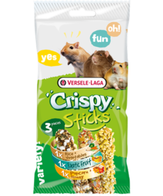 Versele-Laga Crispy Sticks - triplarúd (rizs,egzotikus gyümölcs,popcorn) rágcsálók részére (160g)