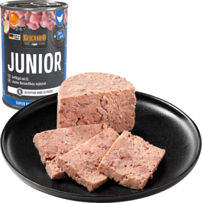 Belcando Junior nedves kutyaeledel 400 gr baromfihús tojással