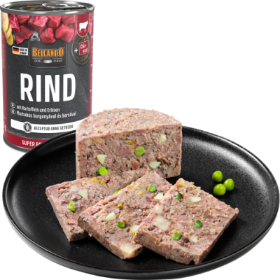 Belcando nedves kutyaeledel 6x400 gr marhahús burgonyával és borsóval
