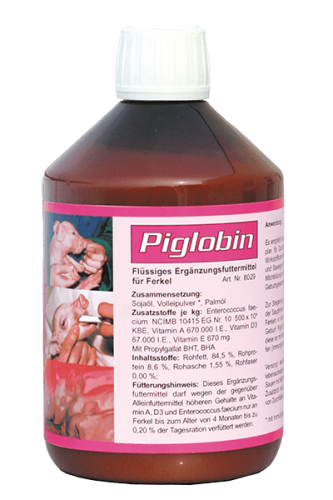 Sano - Piglobin® - Hatóanyagkombináció újszülött malacoknak az első életórákban
