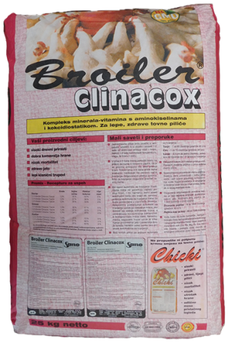 Sano - Broiler Clinacox® - Ásványi takarmány broilercsirke neveléshez indító és nevelő fázisban